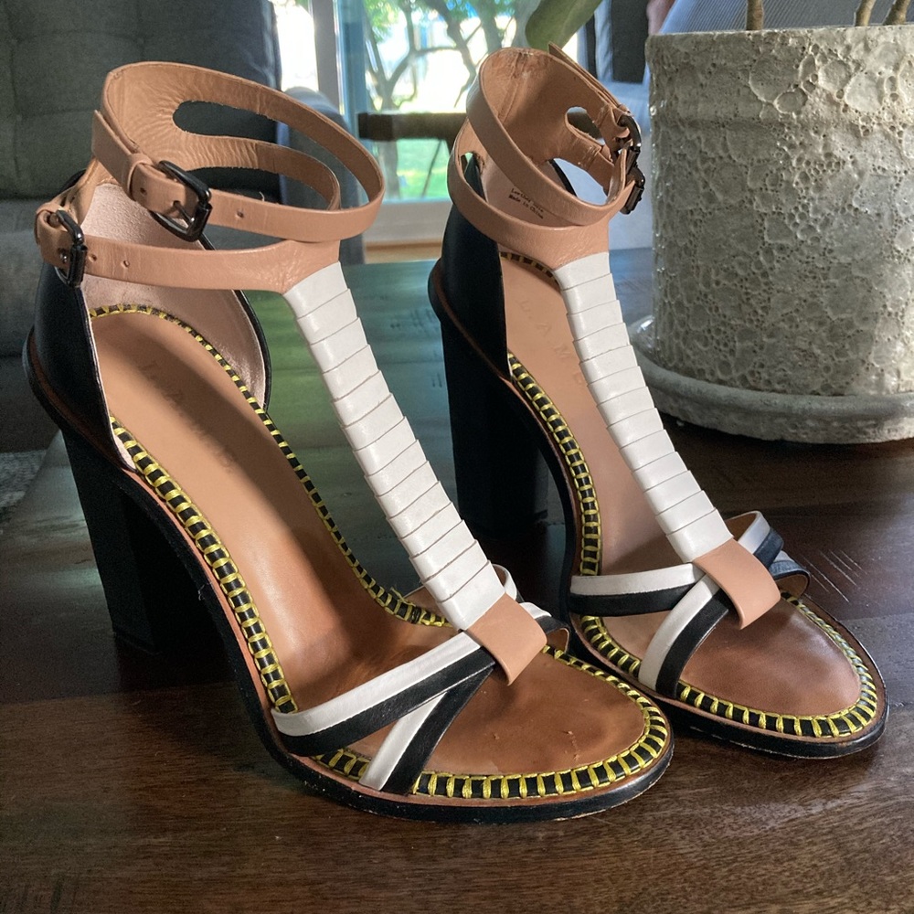 L.A.M.B Block Heels